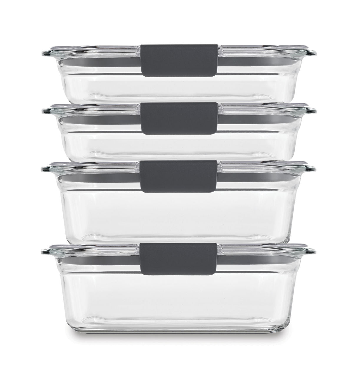 Brilliance™ Glass Food Storage Container, Medium Rectangular Set - US 0545