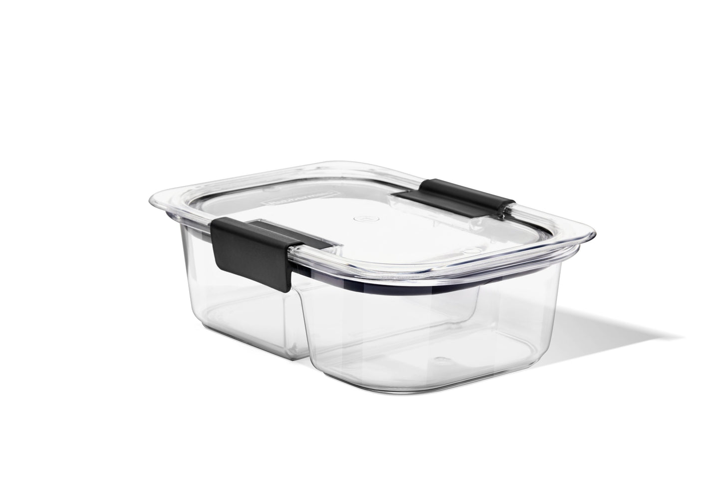Rubbermaid® Brilliance™ Meal Prep Containers, 2-Compartment Food Storage Containers, 2.85 Cup, 5-Pack - US 6157
